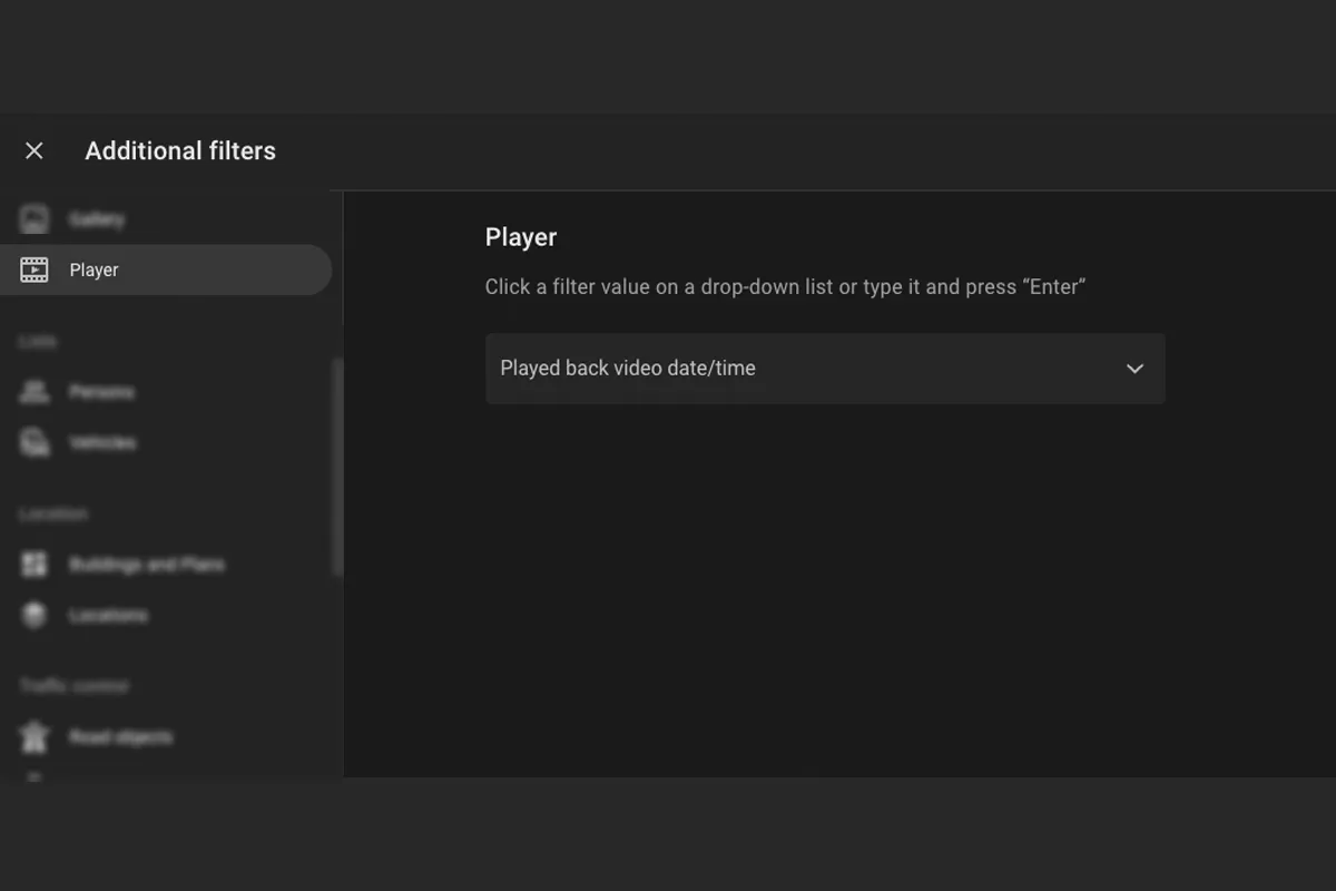 Searching playback records in the Logbook